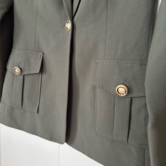 🎉4/30$🎉 Suzy Shier Olive Green Blazer - Size XS (NWT) - Picture 4 of 6